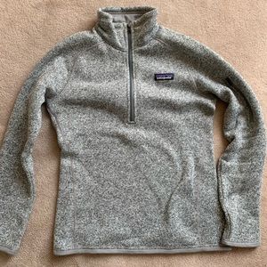 new patagonia better sweater 1/4 zip size XS